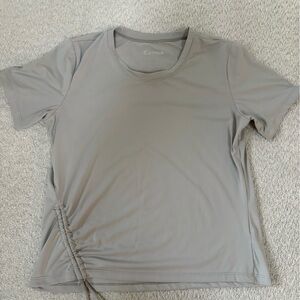 Gray Women's Workout Top